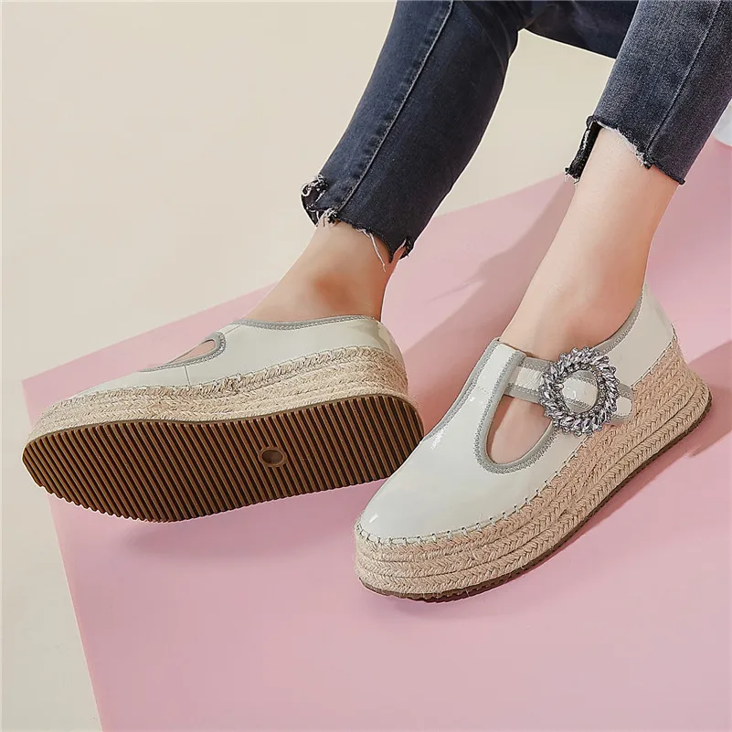 FEDONAS/качественная удобная женская обувь из овечьей кожи на плоской подошве