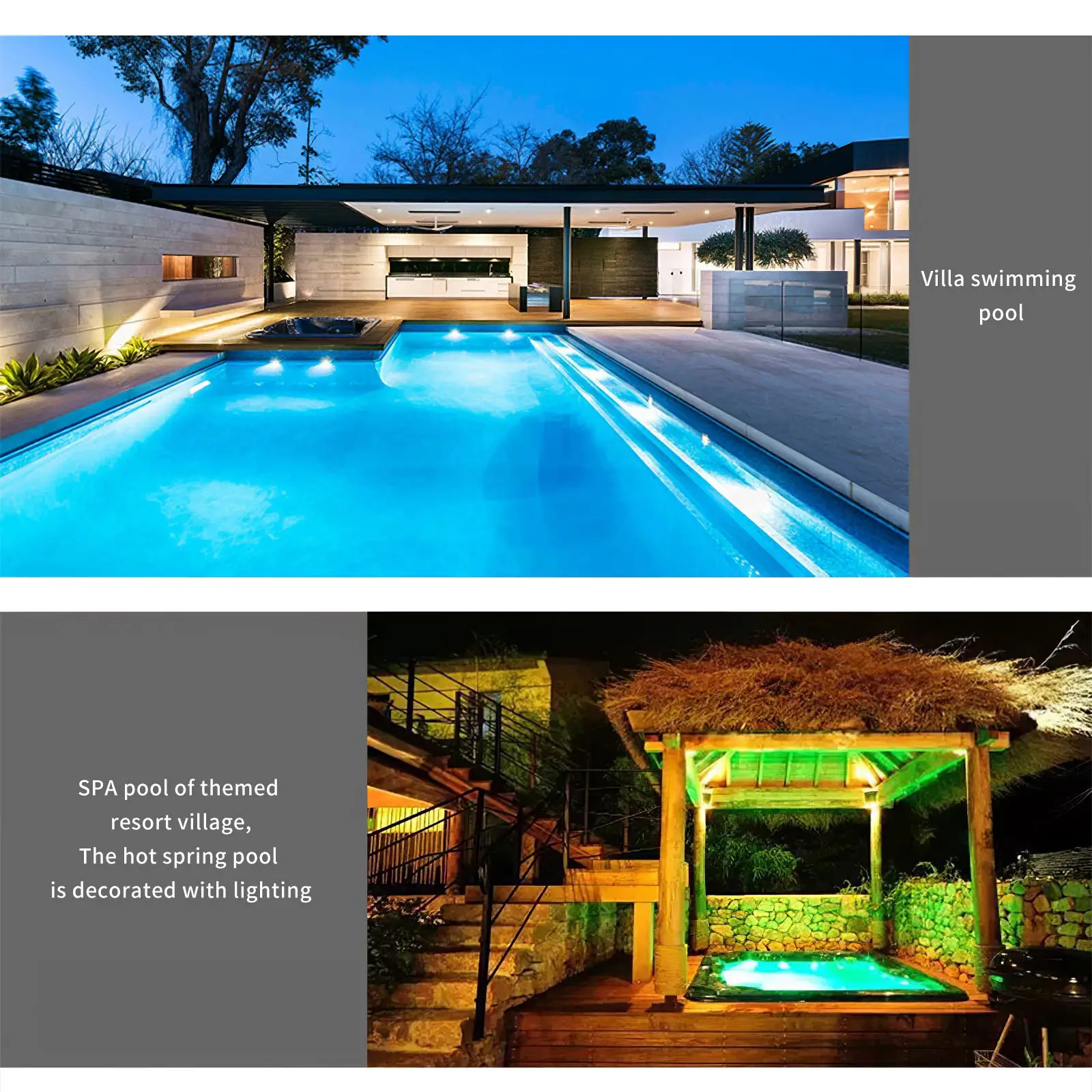 

Супер водонепроницаемый светодиодный светильник для бассейна 2021, супер водонепроницаемая лампа, безопасное цветное Подводное светильник ...