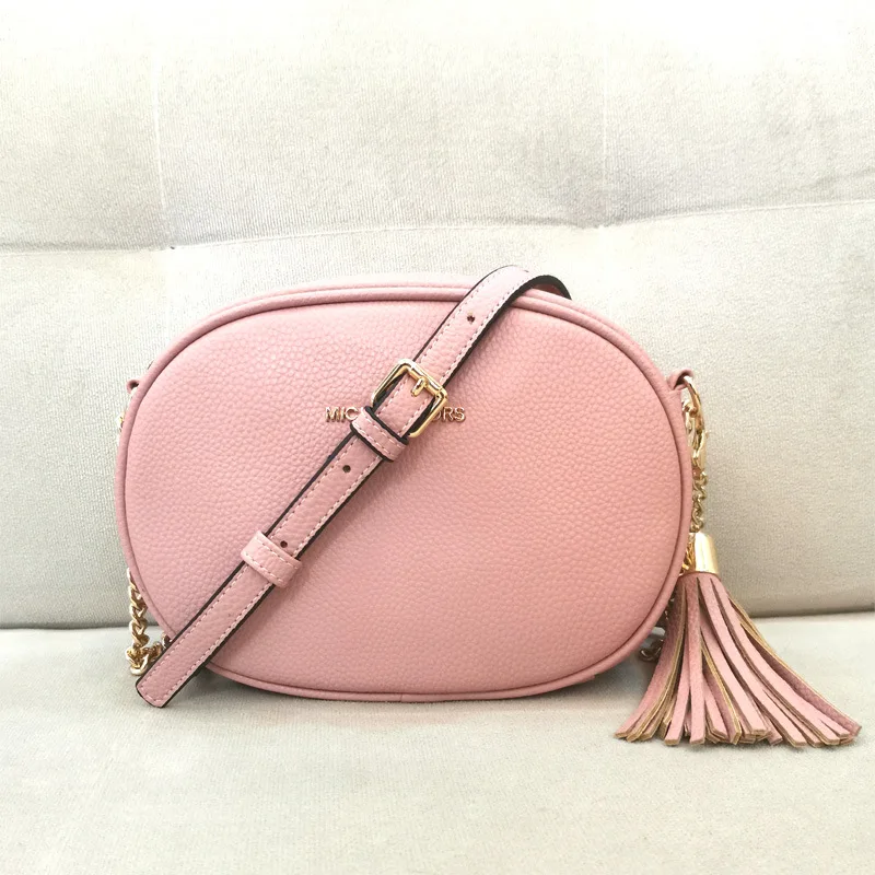 

2021 luxury handbags lychee pattern trend PU leather tassel bag top design ladies shoulder messenger bag female wallet