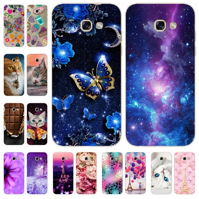 Силиконовый чехол для Samsung Galaxy A5 2017 2016 A520 A510 F 5 2 'печать A 520 510 Fundas Coque |