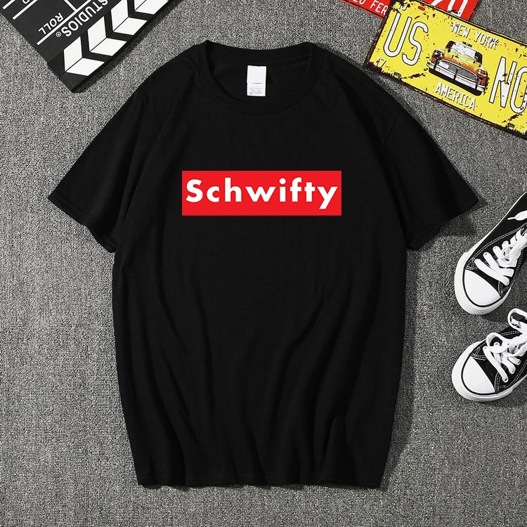 2018 Новая мода schwifty Мужская футболка с коротким рукавом принт супергероев О