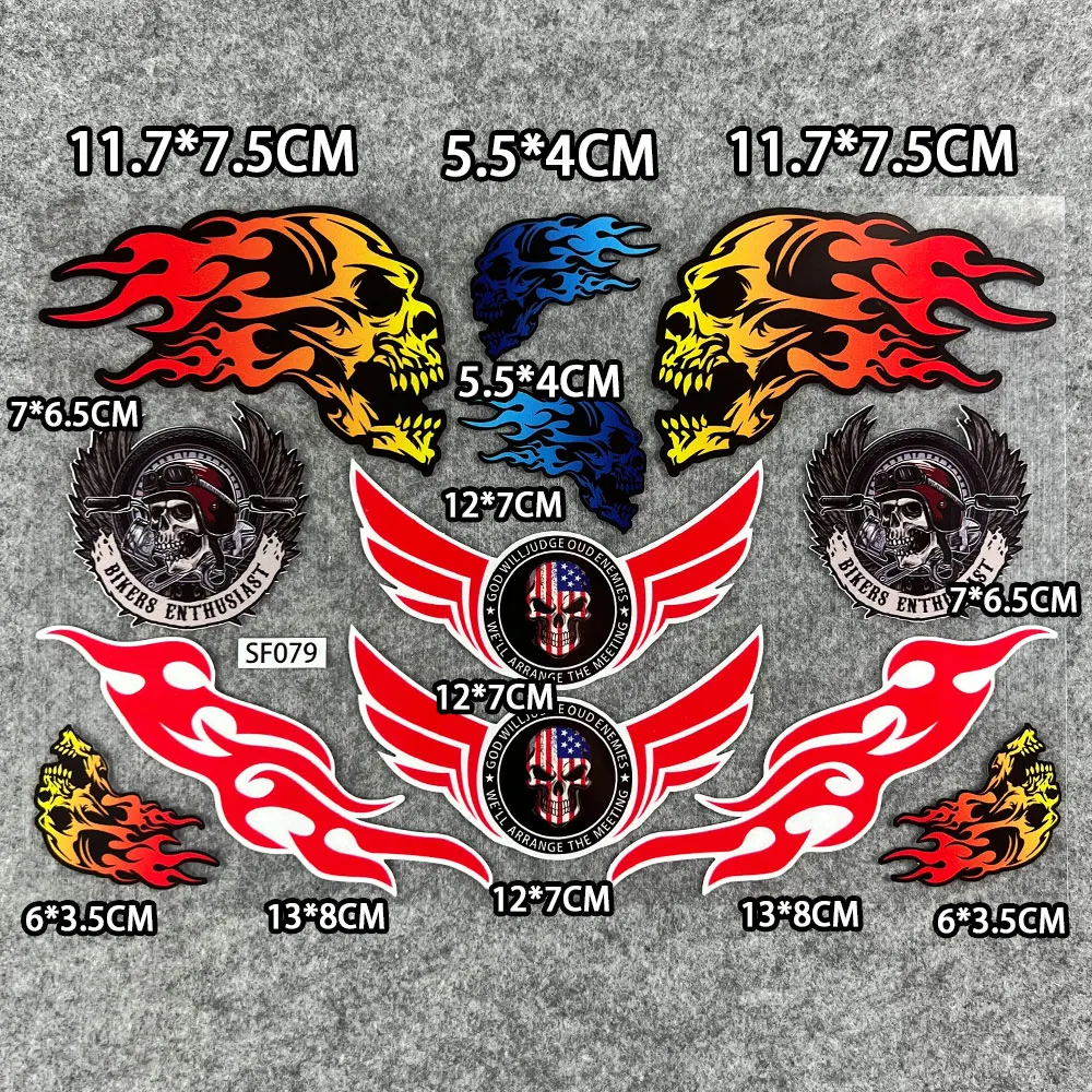 

Светоотражающие наклейки для мотоцикла и мотокросса, топливный бак, водонепроницаемая автомобильная наклейка для Touring Electra Glide Ultra Road King Triumph