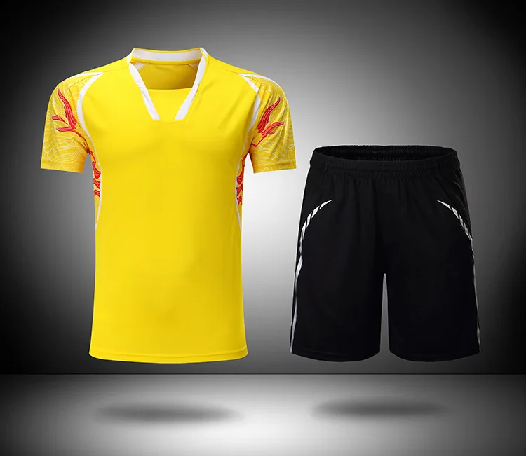 Детские Китайские комплекты для бадминтона с драконом комплект одежды мальчиков