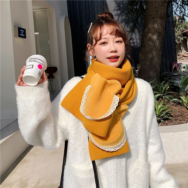 Шарф женский из искусственного кашемира зимний теплый мягкий удобный |