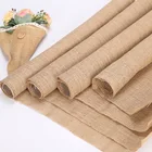 100x48 см винтажный джутовый мешковитый деревенский Шебби-гессианский декор для стола, свадебное украшение, праздничное событие