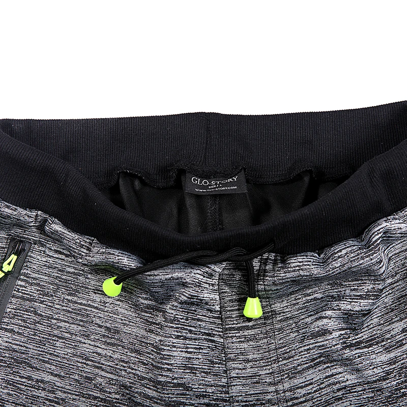 GLO-STORY мужские мягкие трикотажные шорты средней длины с рельефным принтом Homme 2020