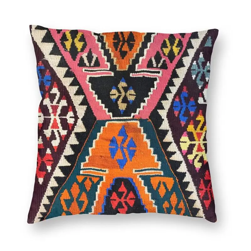 

Тканевый чехол для подушки в античном стиле Kilim Weave, турецкий этнический чехол для подушки, квадратный чехол для подушки