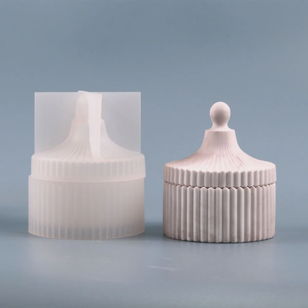 Шестигранная силиконовая форма для хранения бетонных растений круглый