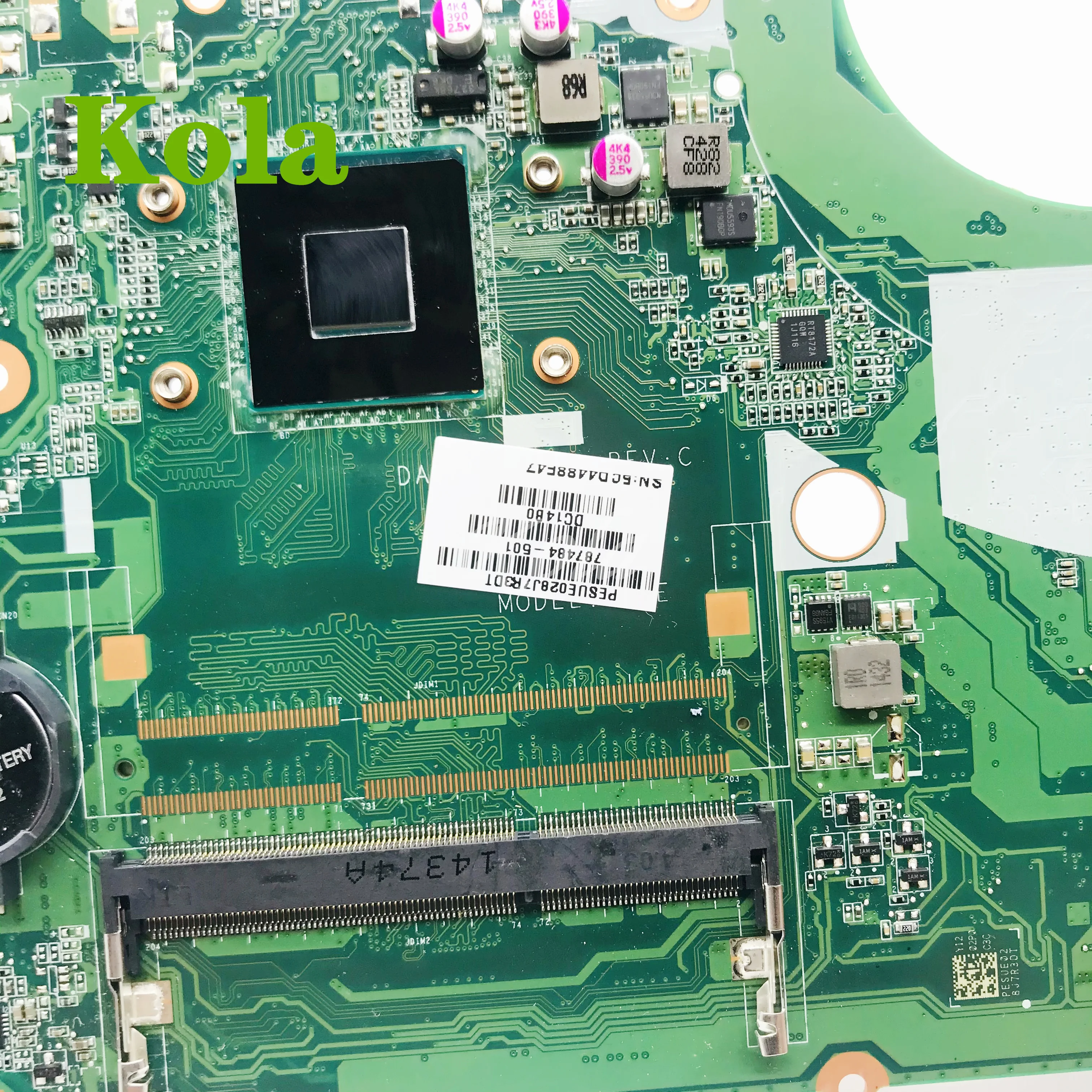 Материнская плата 787484-501 787484-001 DAY12EMB6D0 для ноутбука HP павильон 17-F 17-F230CA материнская