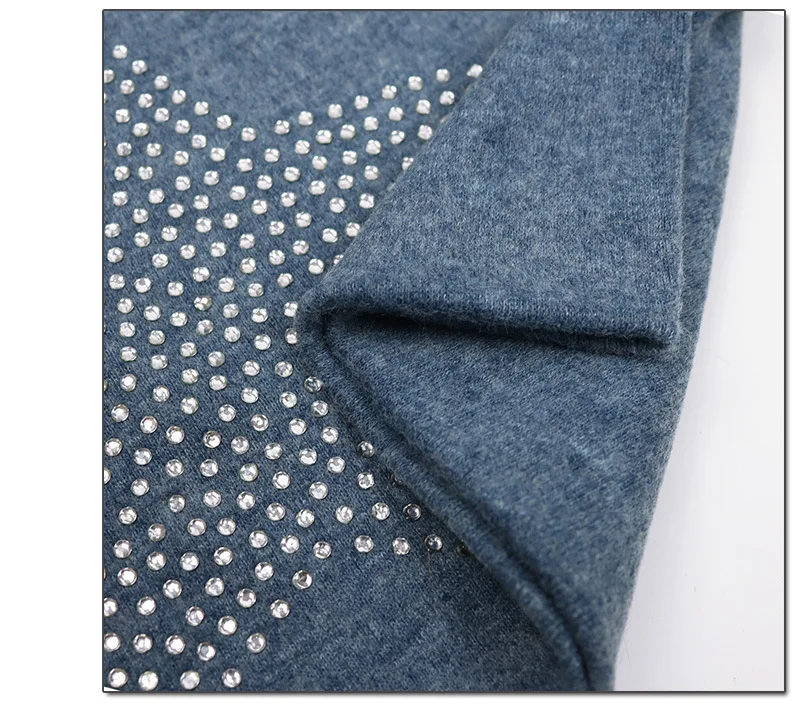 ELIfashion Модные Стразы Блеск Шапки Для женщин Зимняя вязаная Кепки s Big Star эластичный Для женщин шляпа Женская хлопковая Кепки 5 цветов