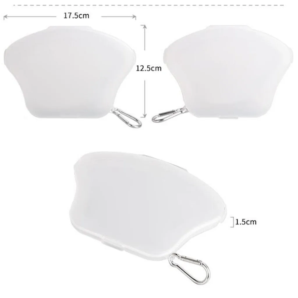 

Portable Face Masks Organizer Box Waterproof And Moisture-proof Cleaning Box Filter White Organizer Mascarillas Accessory