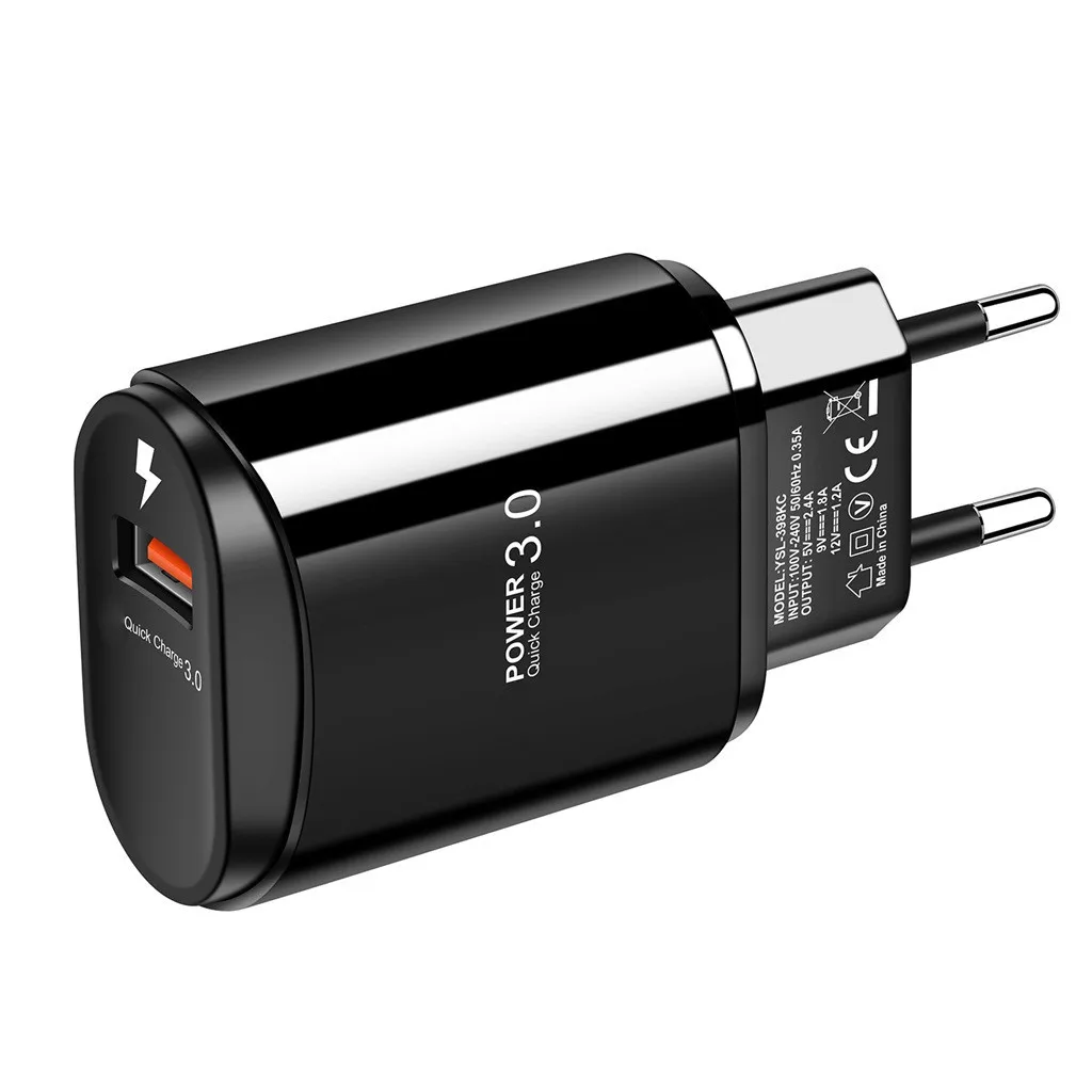 Быстрая зарядка QC 3 0 usb хаб настенное зарядное устройство 2 4 А адаптер питания для