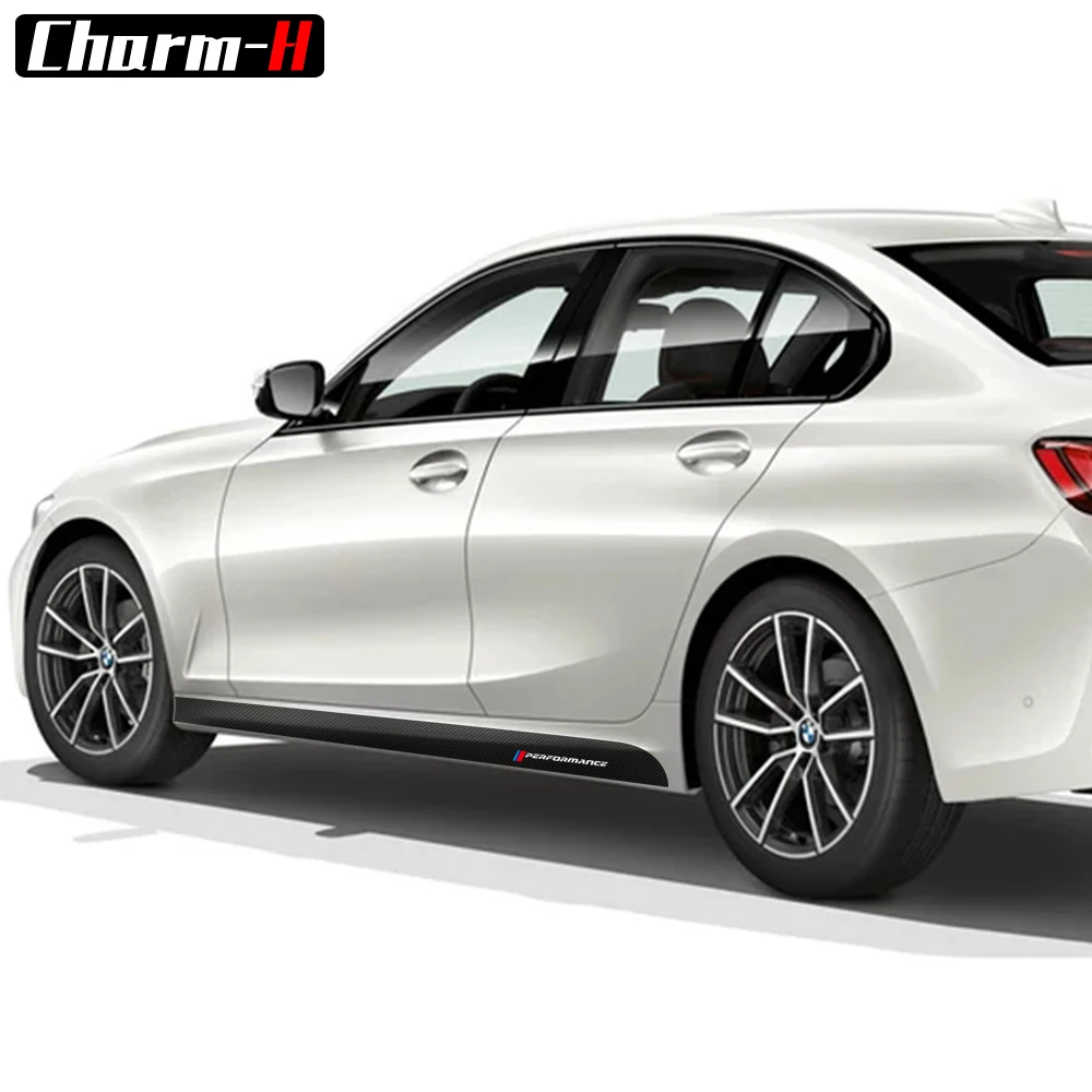 Автомобильный Стайлинг новинка M Performance 5D наклейка из углеродного волокна с