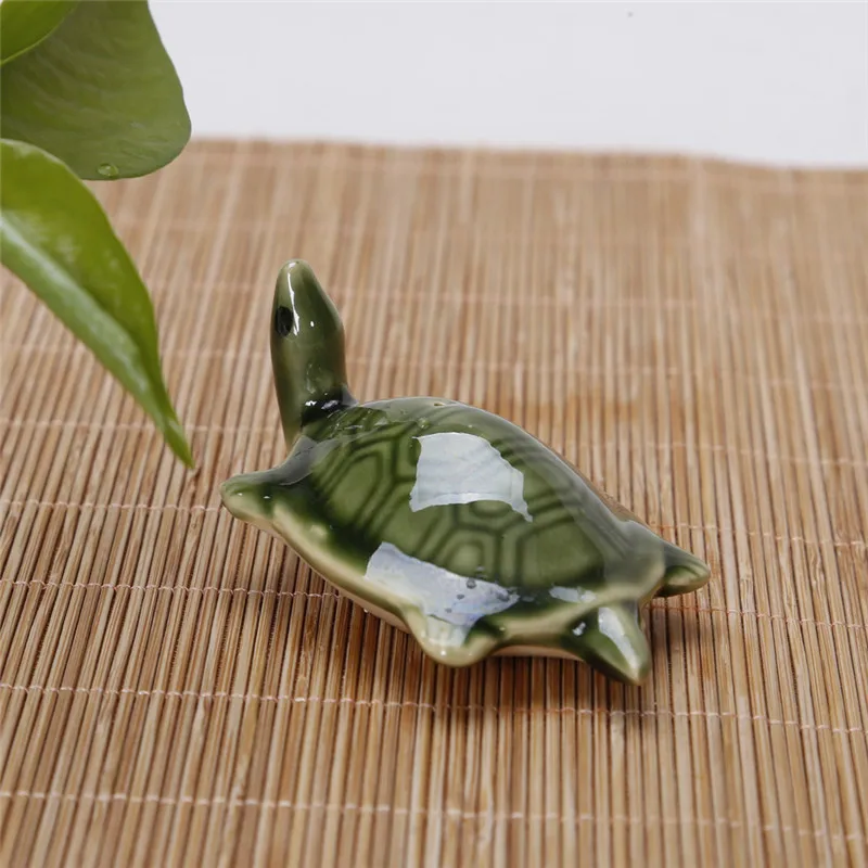 Керамическая черепаха Плавающая водяная аквариум для украшения дома маленький