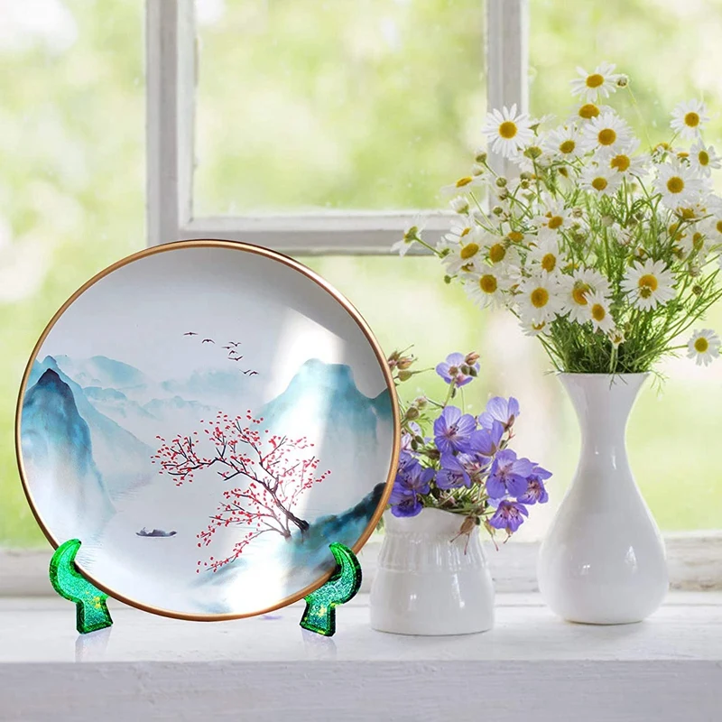 

Display Stand Resin Mold,Silicone Plate Holder Epoxy Casting Molds for Certificate,Pictures Frame,Book,Art Easels Holder