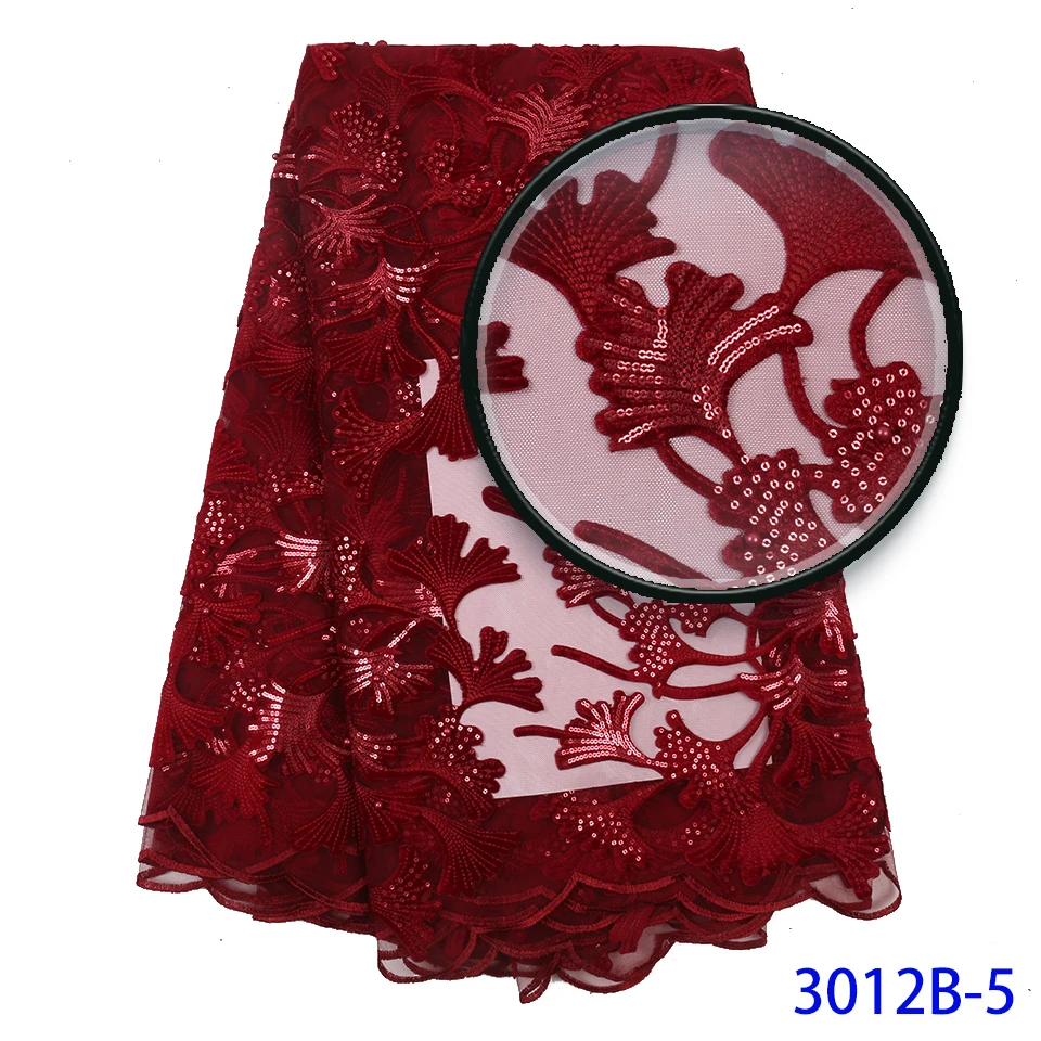 Кружевная ткань в нигерийском стиле 5 ярдов сетчатая кружевная с блестками 2019 |