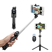 3 in 1 mini wireless bluetooth tripod selfie stick for iphoneandroid foldable handheld monopod shutter remote extendable selfie