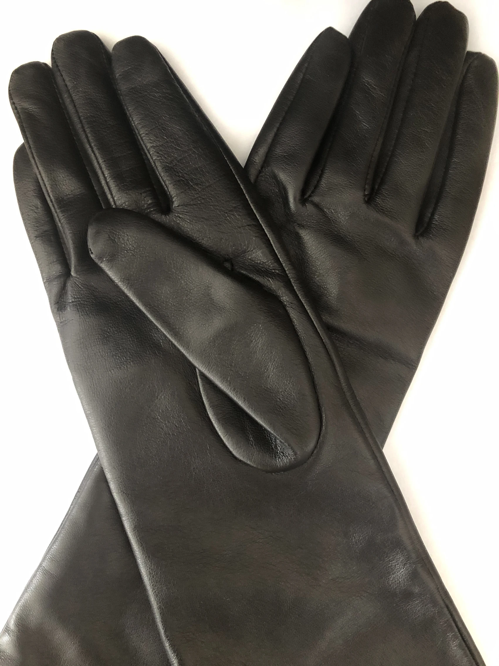 Осенне зимние перчатки подарочные новые женские вельветовые Теплые длинные из