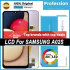 100% оригинальный 6,5 ''AMOLED дисплей для Samsung Galaxy A02s A025M A025FDS A025GDS A025M, полный ЖК-сенсорный экран с сервисным пакетом
