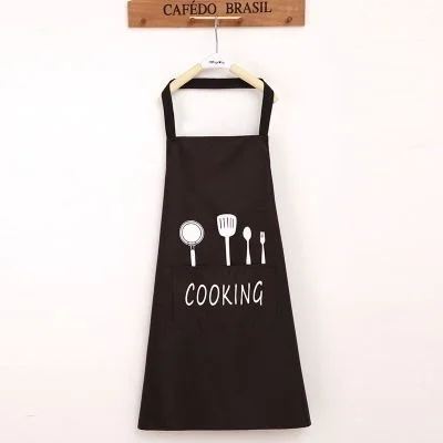Фартук нож и вилка принт короткий для взрослых водостойкий маслостойкий