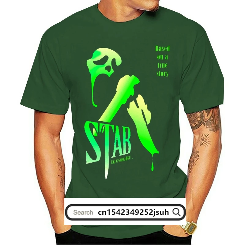 

Stab From The Scream Movie Classic Black T Shirt Gift For Menwomen. Top Quality Tee Shirt