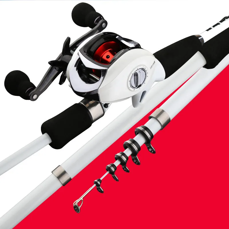 Рыболовная удочка из углеродного волокна с низкопрофильной телескопической
