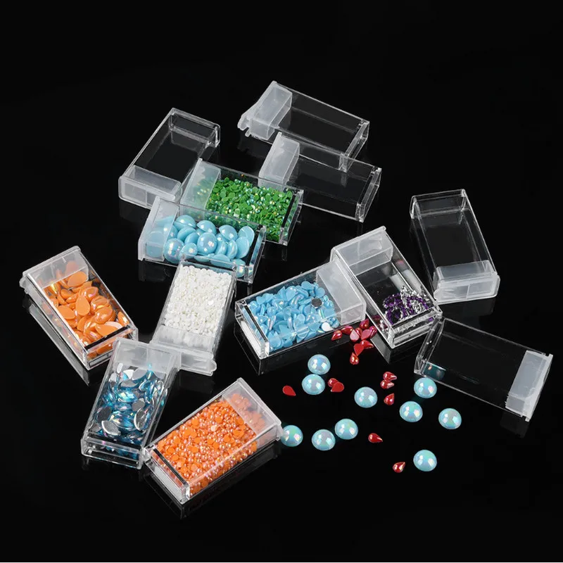 

80pcs Diamond Mosaic Tool Container Storage Butterfly Diamond Painting Box Accessories Holder Hand Bag Zipper Box