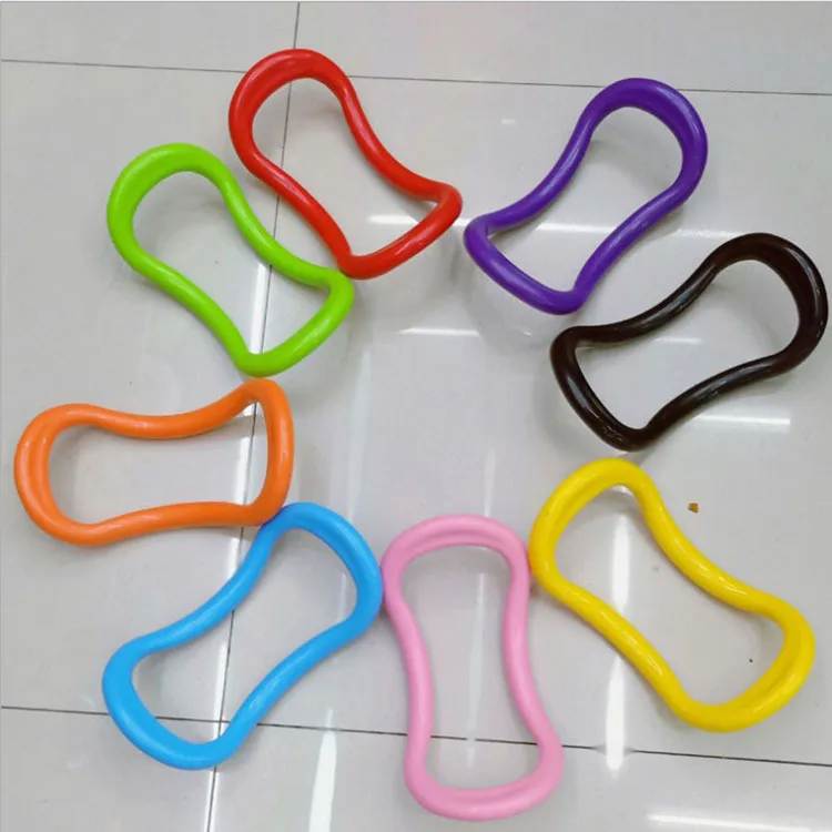 Набор из 2 колец для фитнеса кольцо йоги пилатеса тренировочное спины плеч рук