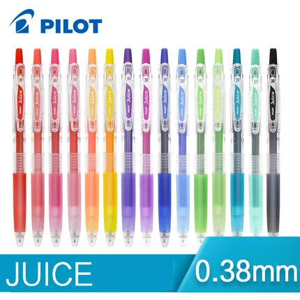 

1 шт. пилот LJU-10UF на каждый день, женские сумки, Цвета фруктового сока Пресс гелевая ручка 0,38 мм 24 нормальный Цвет рисунок милые девушки Справо...