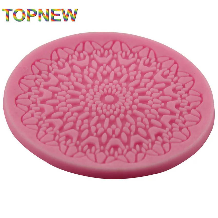 Силиконовая модель торта с кружевом помадка резак для печенья украшение