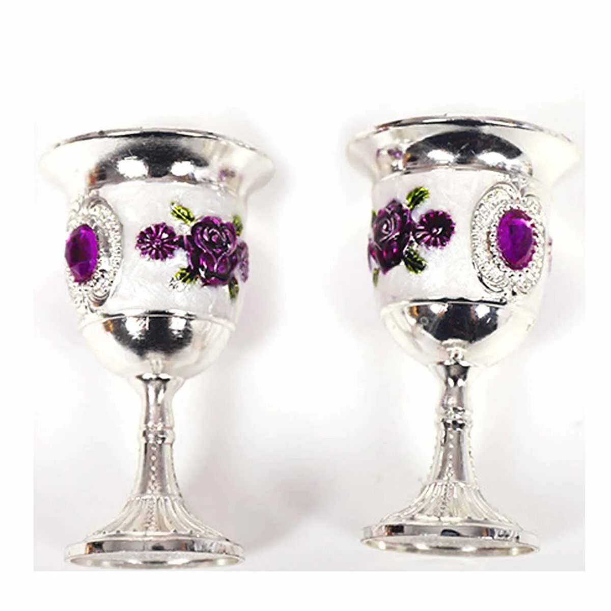 2 шт. бокалы для вина из чистой латуни |