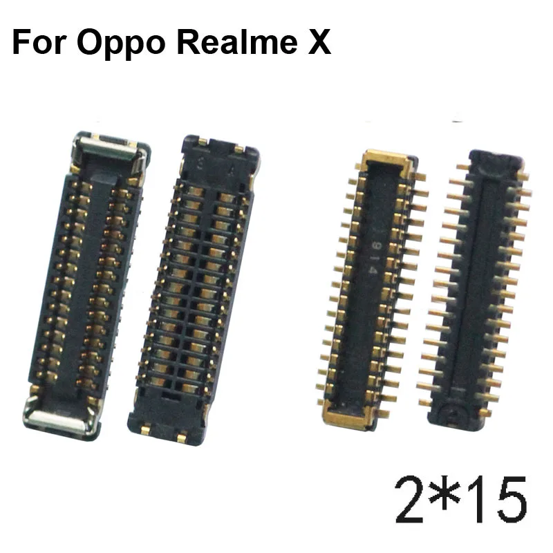 

2PCS Mainboard Motherboard Connector FPC connector For OPPO Realme X Logic on motherboard mainboard on flex cable RealmeX