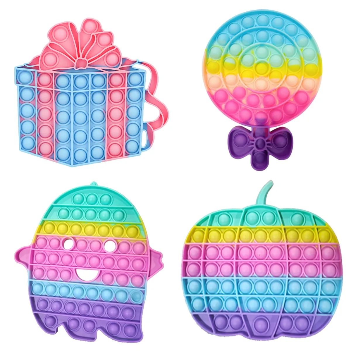 

Funny Lot SizeToy Fidget Toys Push Bubble School Bag Board Pendant Hot Sale Adult Pop Decompression Toy Children Anti-Stress