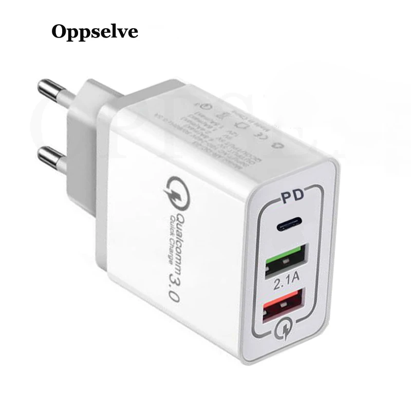 Быстрая зарядка 3,0 USB зарядное устройство type C QC 3,0 зарядное устройство для samsung S10 S9 Plus huawei 30 Вт PD 3,0 быстрое зарядное устройство для iPhone 11 Pro Max