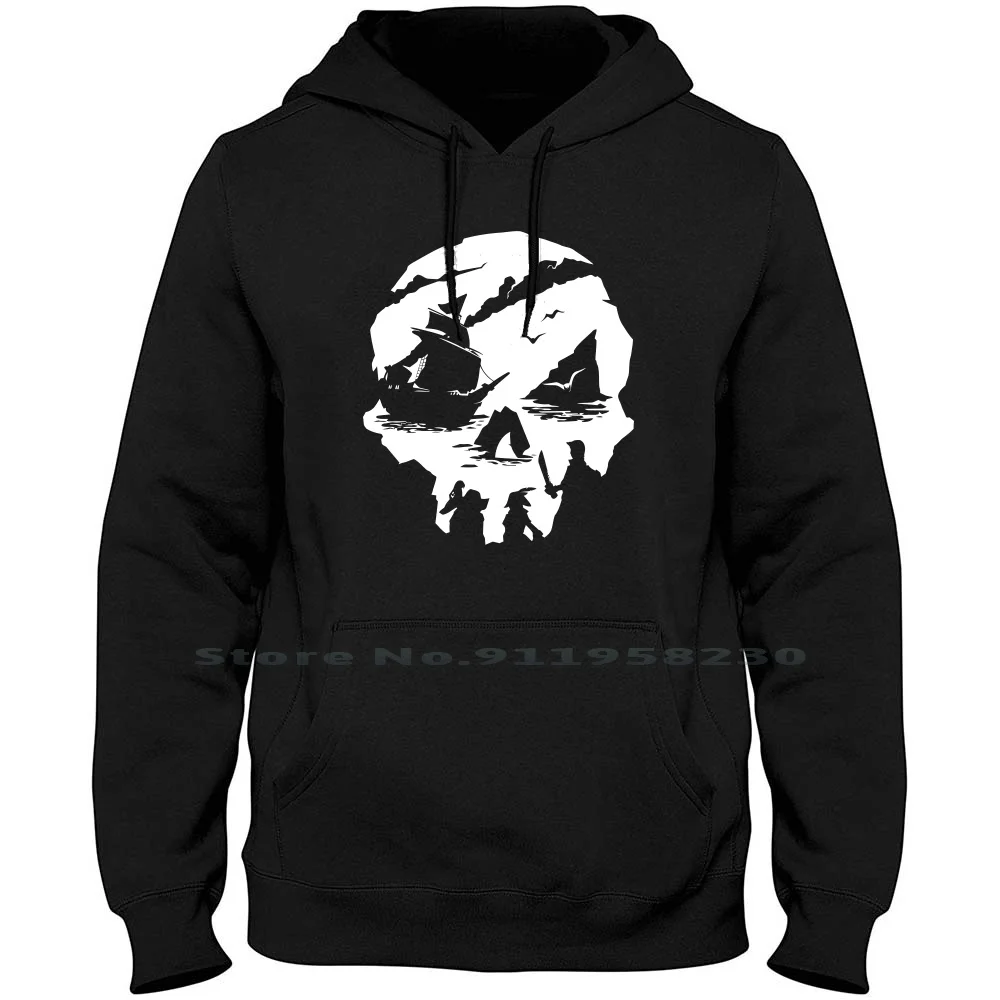 Мужская и Женская толстовка с изображением черепа Sea Of theскорости пуловер свитер