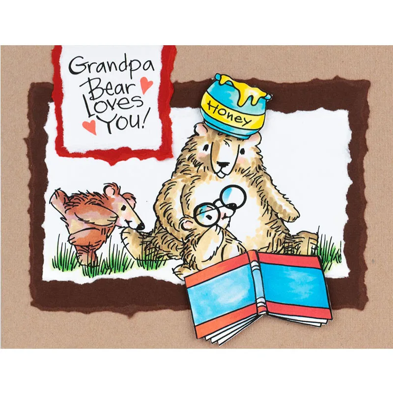 Медведь орангутан лягушка мышь смешанное предложение прозрачный силиконовый