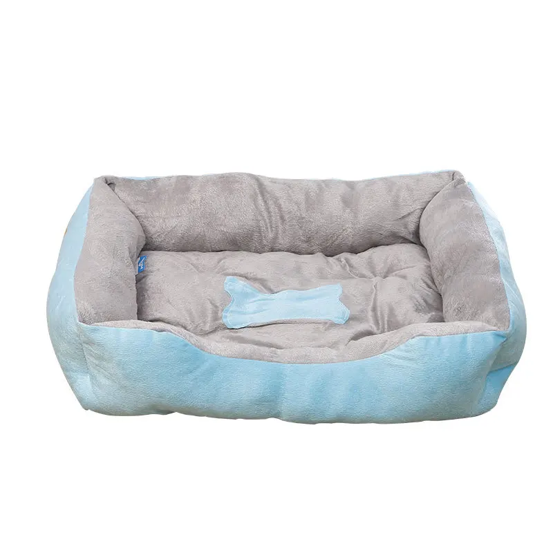 

Square Cat Beds House Soft Plush Pet Dog Bed For Puppy Small Cat House Nest Warm Cotton Pet Mat Cushion Winter Pet Products
