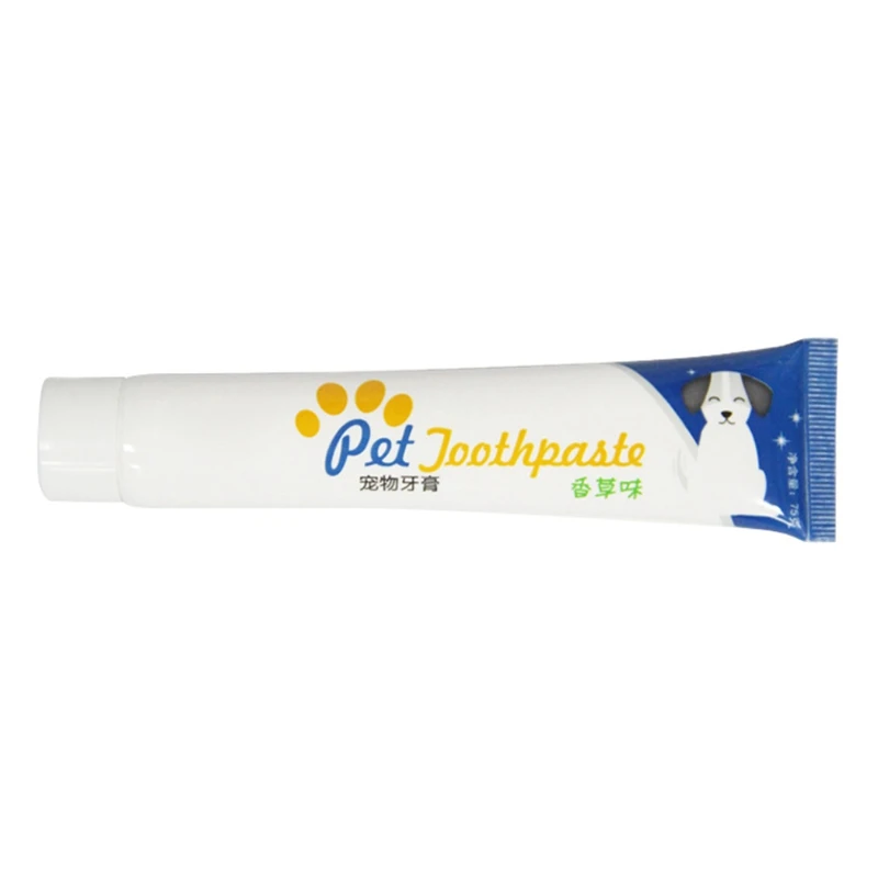 

Pet Toothpaste Toothbrush Care Edible To Get Rid of Bad Breath Clean The Mouth Fresh Teeth Supplies Two Flavor for Cats and Dog