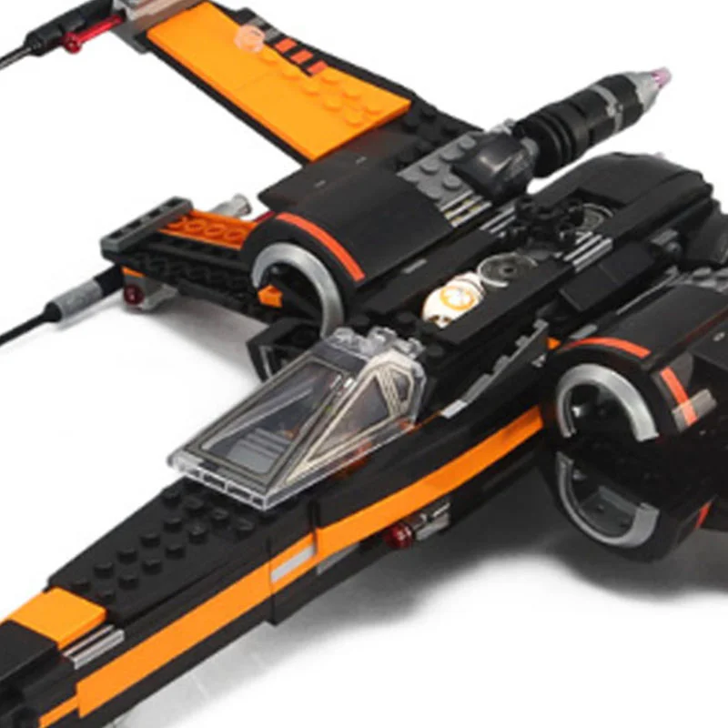 Звездные войны X Wing 05004 Звездные войны первый X крыло Истребитель 75102 строительные блоки кирпичи детские игрушки подарки на Рождество и день рождения