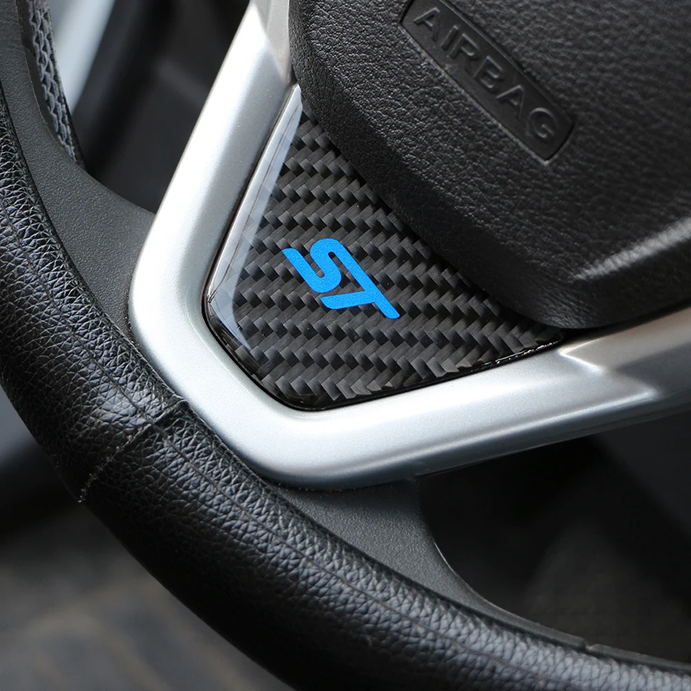 Наклейка на руль автомобиля для Ford Ecosport 2013-2017 Fiesta 2009-2017 с логотипом St S - купить по