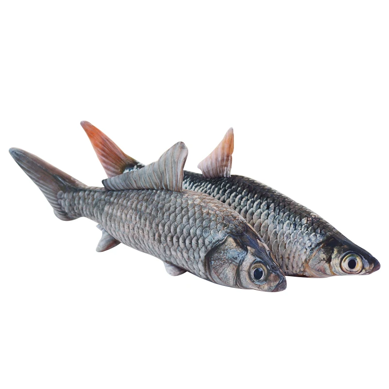 

100/30cm Creative Simulation Crucian Fish Plush Pillow Stuffed Cartoon Animal Toy Soft Pillow Dolls for Baby&Kids Children Gift