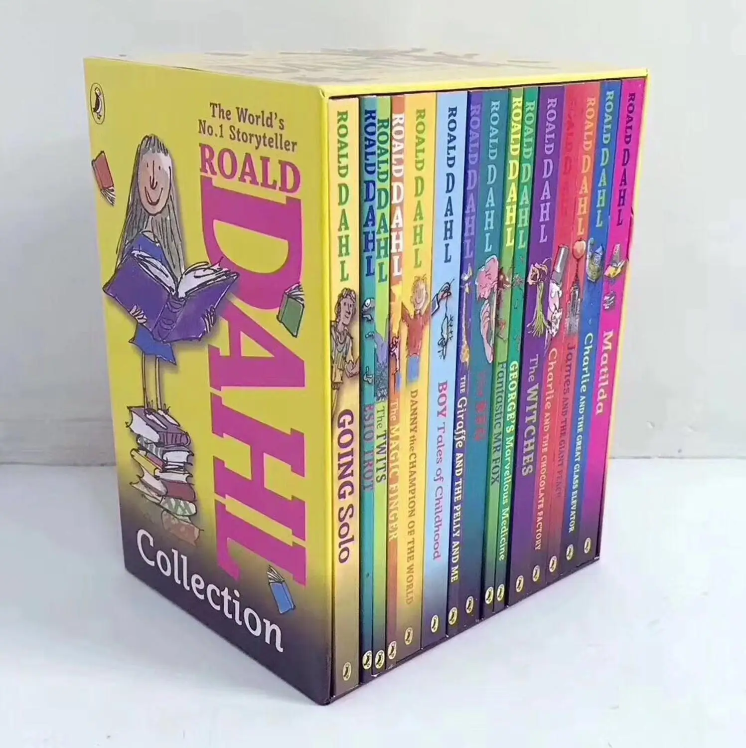 Коллекция 15 книг Roald Dahl оригинальные детские книги для чтения на английском языке