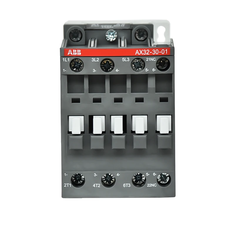 

Контактор переменного тока ABB 32A 3P AX32-30-10 AX32-30-01 Напряжение катушки AC220V AC110V AC24V AC380V