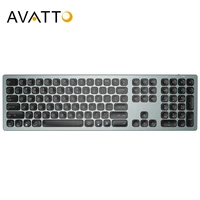 k9500 ultra slim aluminium alloy full size wireless bluetooth keyboard with scissors switch for windowsmacandroidtablet pc