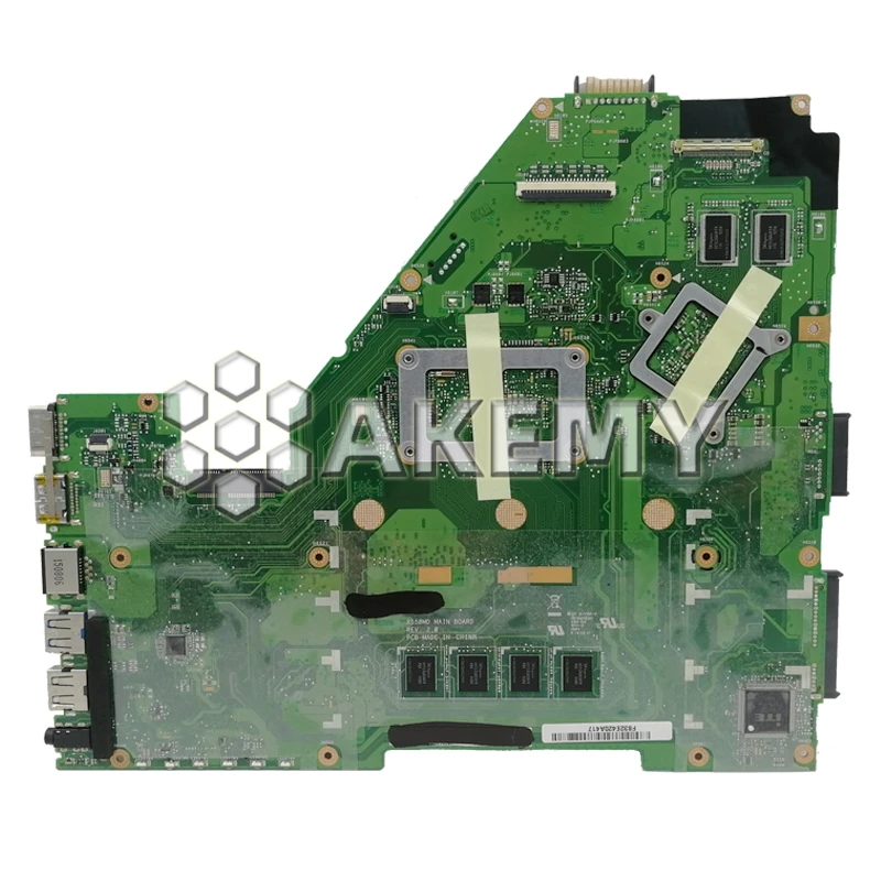 Akemy N2940 CPU 4 Гб RAM X550MJ GT820M материнская плата X550MD REV 2 0 для For Asus X550M X552M Y582M 100% тест