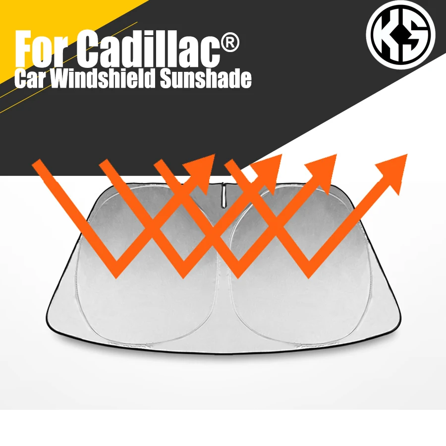 

Car Heated Windshield Sunshade For Cadillac XTS XT5 XT6 SRX CT5 CT6 Window Windscreen Cover Auto Sun Visor Solar Protection