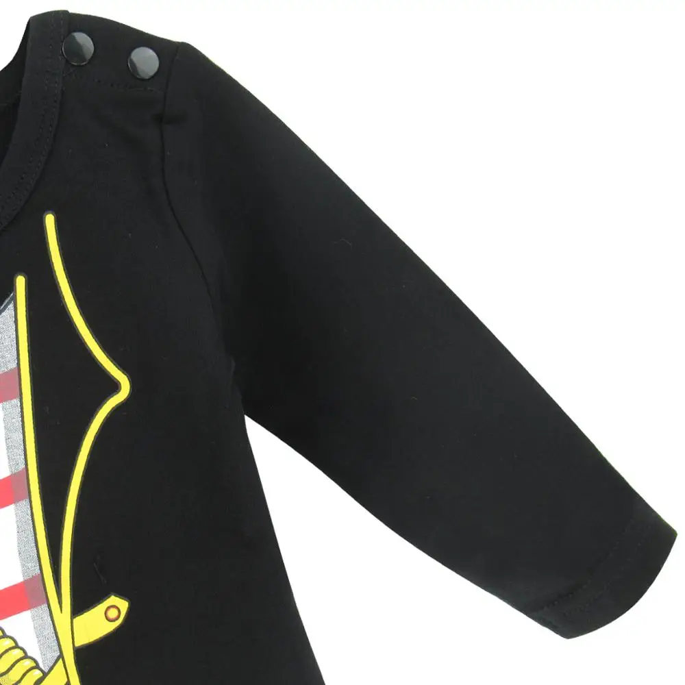 Костюм пирата для новорожденных мальчиков из 2 предметов Комбинезон с длинными