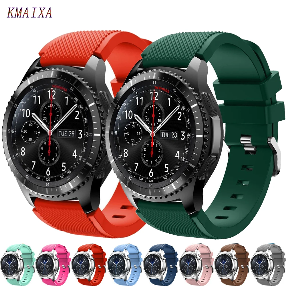 Gear s3 Frontier band для samsung Galaxy watch 46 мм 42 мм active 2 huawei watch gt ремешок 22 мм ремешок для часов correa amazfit ремешок Bip
