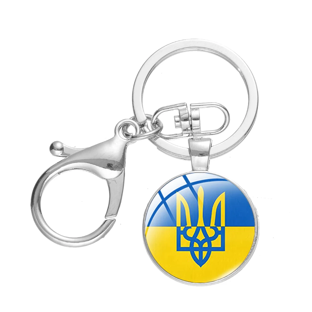 Новое поступление Tryzub брелок в украинском стиле флаг Украины символ тридана