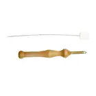 Прочная ручка для вязания и вышивки, набор инструментов для вышивания, ручка для рукоделия из дерева